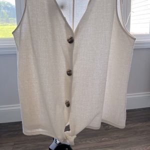 Old Navy tie front tank